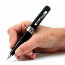 USB Flash Pen Drive Pen Recorder with Hidden Lens, Free Ball Pen Writing and Changeable Cartridge