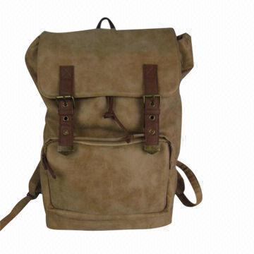 Backpack with various hardware