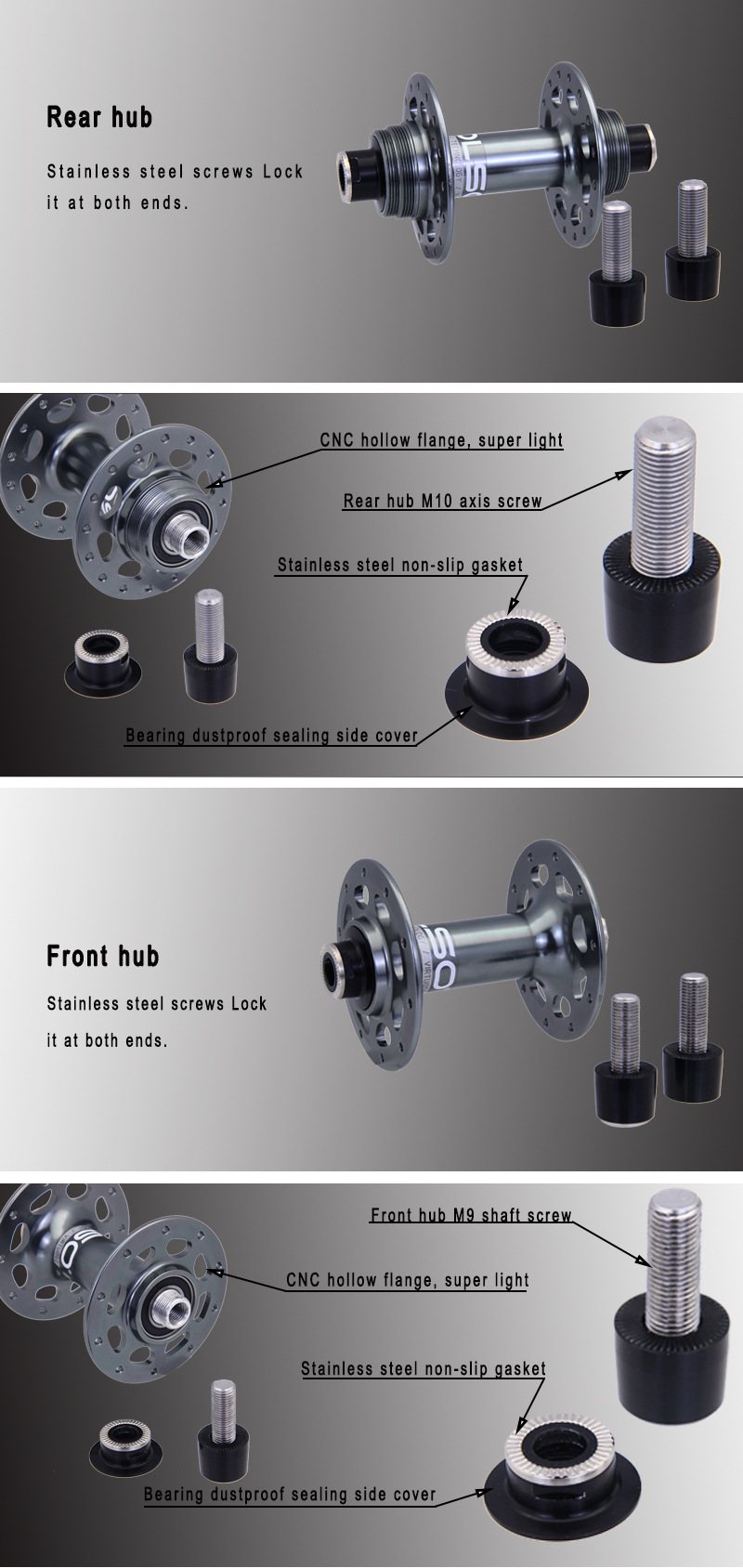 fixed gear hub