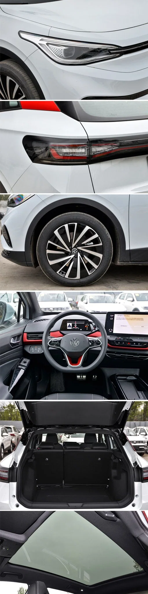 Ridever Electric Car VW SUV ID. 4X Pure+ PRO Prime EV Car 555km Endurance Mileage Range New Car 0km Electric Used Car