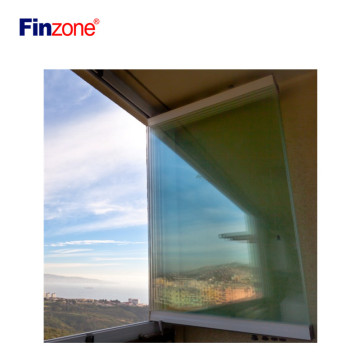 Frameless Glass Window Glazing System for Balcony Enclosure
