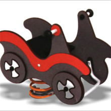 Hot Sale Playground Equipment: Cartoon PE Board Horse Rocking Toy