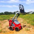 Mini skid steer loader dengan ember standar