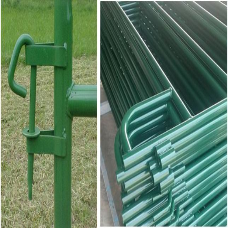 1.8mx2.1m 6 Rails Metal Panel Fence For Horse,Cattle,Sheep