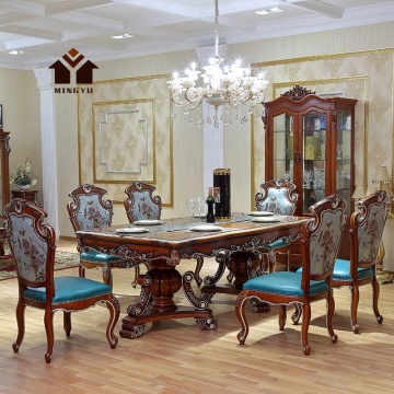 Neoclassical Chinese Style Antique Wooden Dining Set