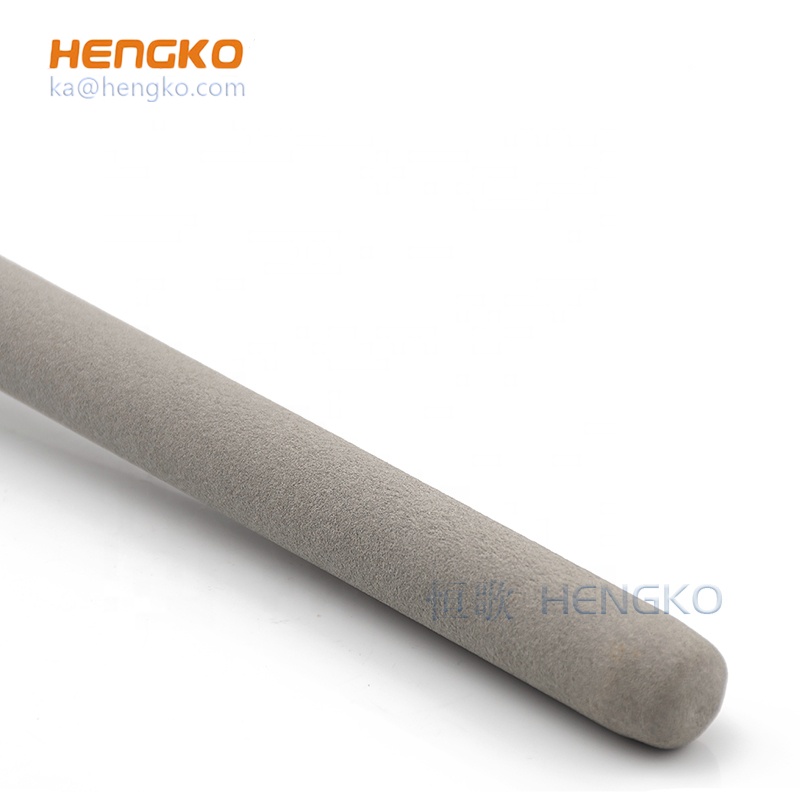 HENGKO High Quality Stainless Steel Powder 1.5  inch 2 um Tri clamp fitting air Stone Aeration Diffusion Stone