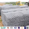 Landslide preventing PVC coated 8cm x 10cm hole gabion mesh