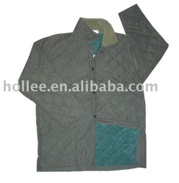 Diamond quilted jacket