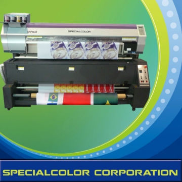 Mimaki JV33 with sublimation system for polyester printing