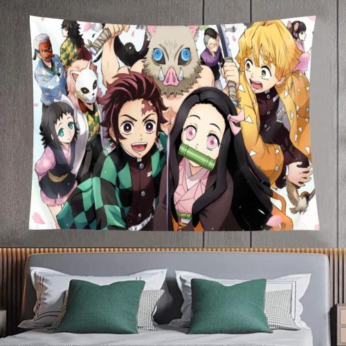 Tapiz de decoración de la pared de anime de poliéster colgante de pared