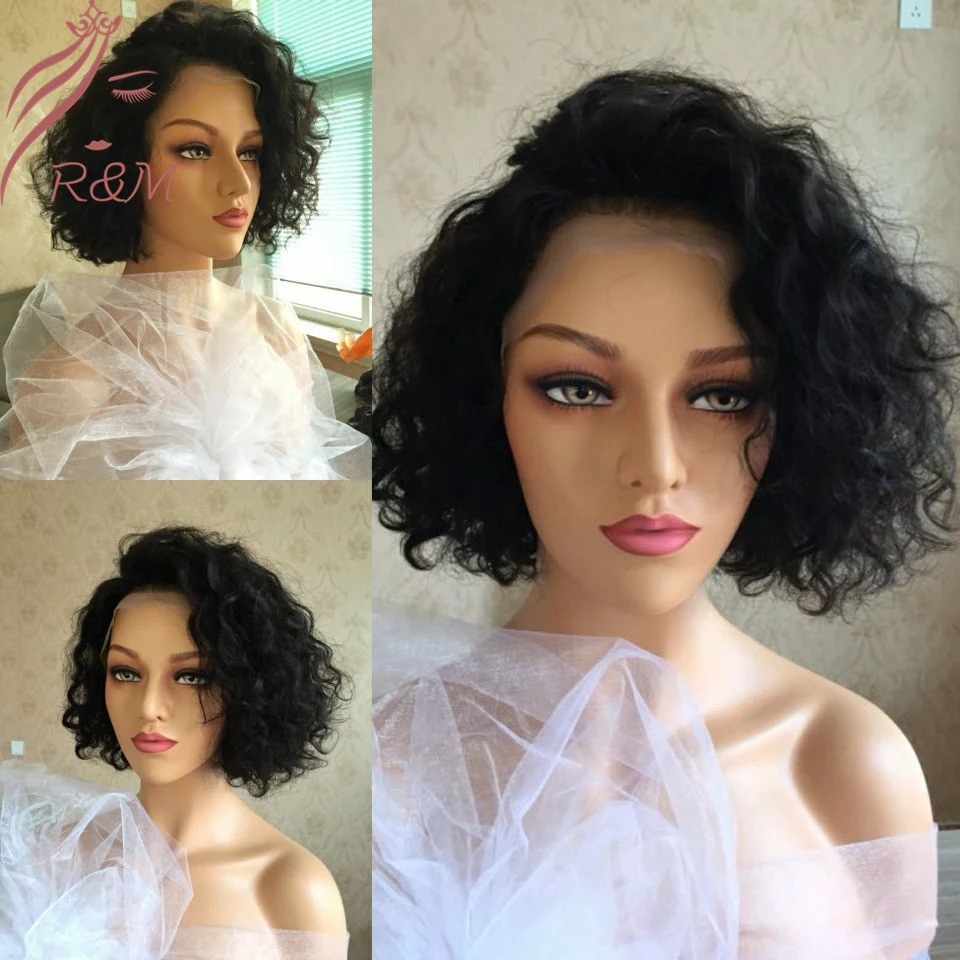 Most Popular Short 150% Density 13*6 Lace Frontal Wigs with fashion Styles
