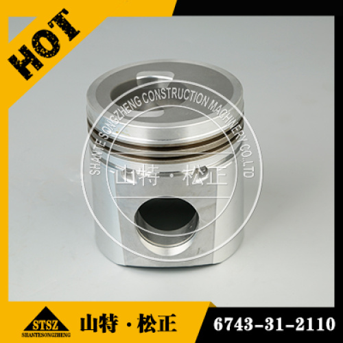 Piston du moteur 6743-31-2110 pour le moteur Komatsu SAA6D114E-2BB-VH