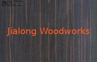 Ebony Engineered Wood Veneer , E.V. Ebony Veneer For Plywoo