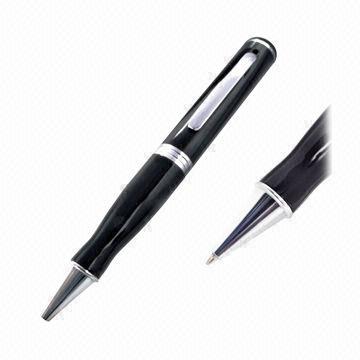 HD camera pen, 1,280 x 720 AVI video format