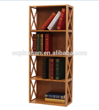 difference tier bookcase Bamboo Shelf for your choose 100% bamboo bookshelf Bookcase for home