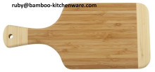Kitchen Bamboo Wooden Large Paddle Serving Cutting Presentation Board Tray Platter
