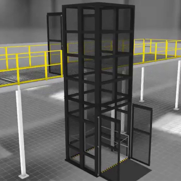 Customized Vertical Reciprocating Lift Conveyor Pallet Conveyor