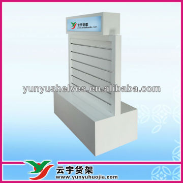 Slatwall retail display racks/MDF material