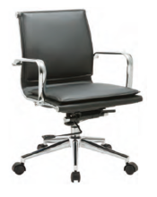 PU home desk chair with armrest