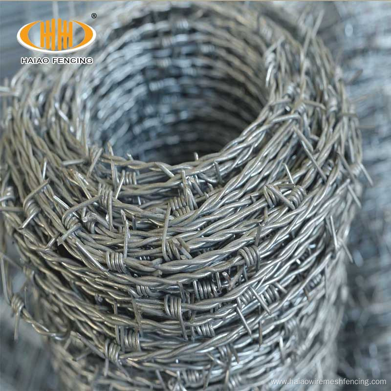 50kg PVC coated barbed wire fence price