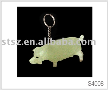 luminous Pig key-chain