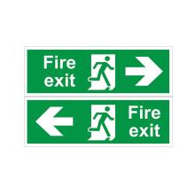 High Quality Warning Road Plastic Fire Safety Signs