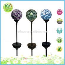 Basic garden glass solar stake light