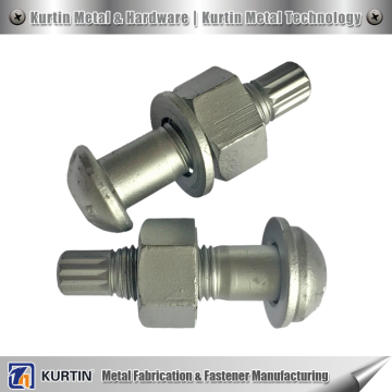 grade 8.8s torque shear bolt S10T with black finish