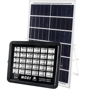 2.5M solar flood light with sensor