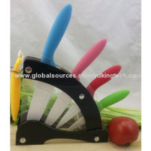 Environmental protect ceramic knife with fishtail handle