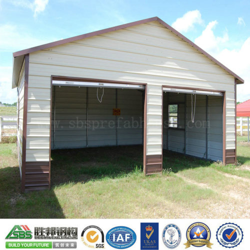 High Quality Prefab Steel Structure Garage Building