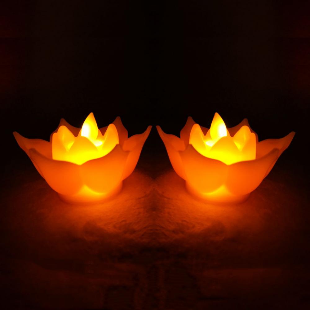 Led Lotus Candle 2