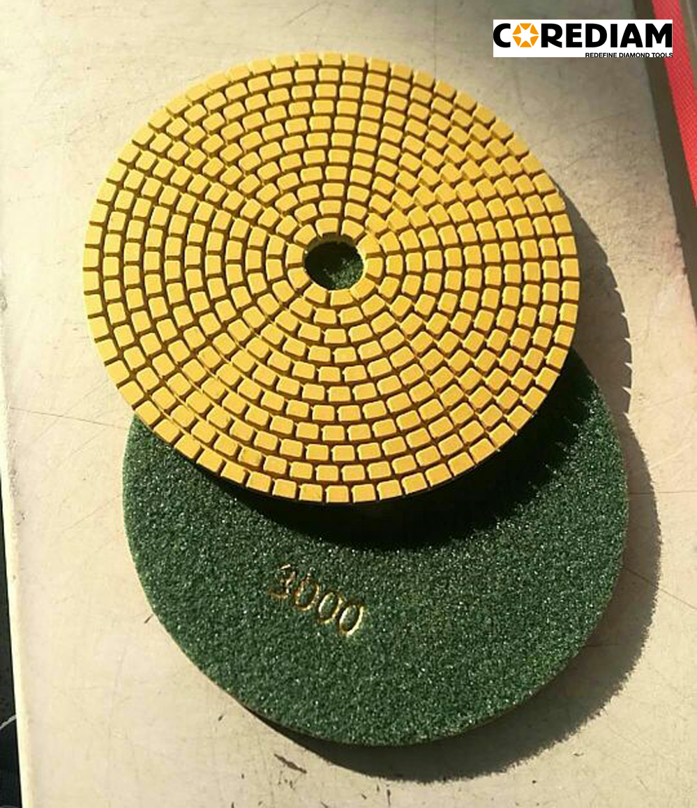 180mm Wet Polishing Pads 999