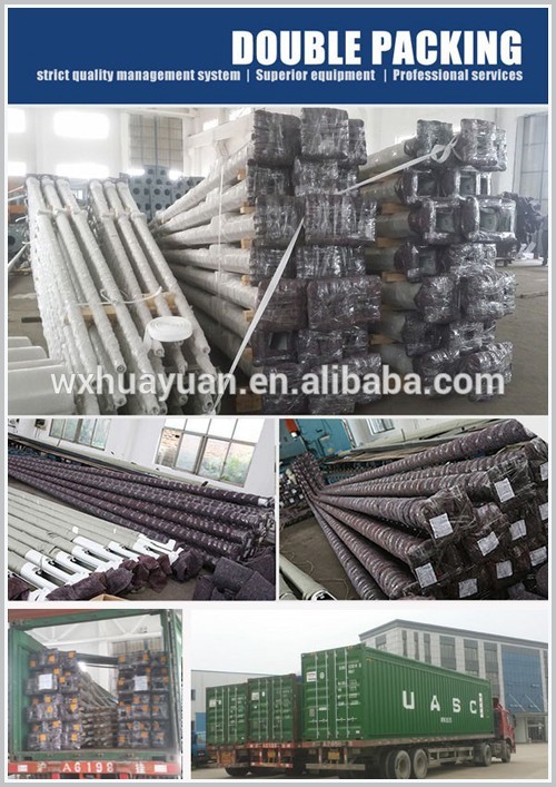 galvanized steel cctv camera mounting poles, sign poles