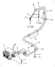 Excavator PC60-5 Heating Unit 205-977-7110