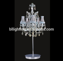 Modern candle table lights crystal chandelier bedside table lamp