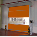 Puerta automática de roll-up de material de PVC automático