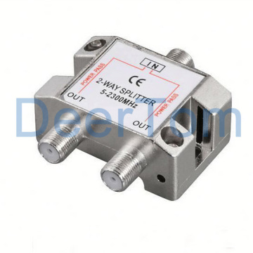 0-1000MHz CATV Splitter CATV Power Splitter 2 ways