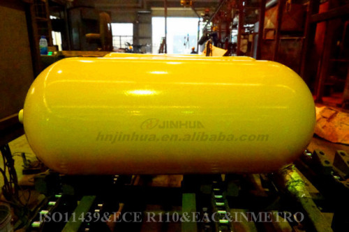 CNG Steel Cylinder ISO11439 standard 3/4 threaded