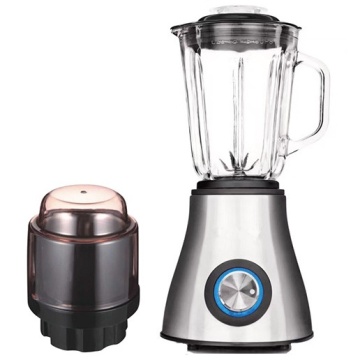 Powerful ice crusher glass jar food blender processor