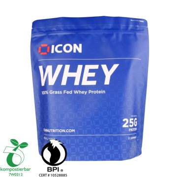 Doypack plastik terbarukan untuk bubuk whey