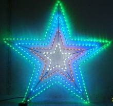 3m Super Bright White Led Rope Star Light/ Star Motif Yard Decoration