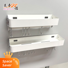 Small shelf with hooks