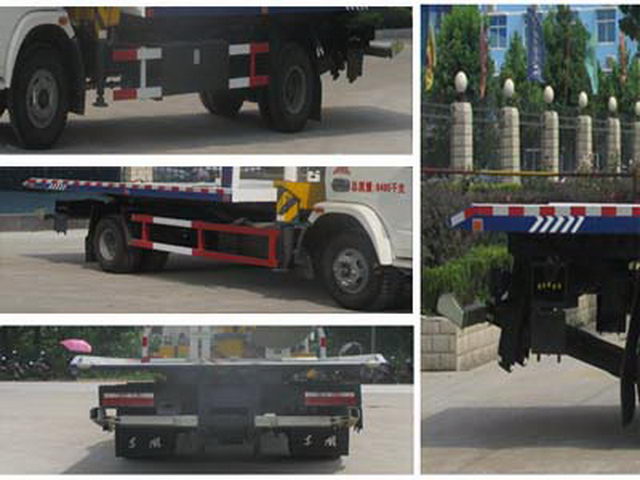 هيدروليكي DONGFENG Wrecker Crane Truck للبيع