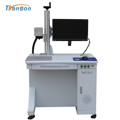 Fiber laser marking machine with desk 20w