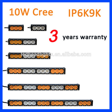 amber led flashing light bar offroad light bar