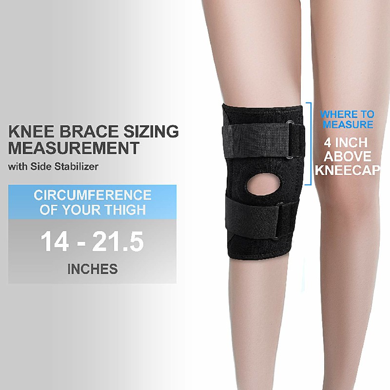 Bantalan Lutut Bernapas Sport Safety Basketball Knee Brace