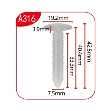 High Quality Nylon A316 Screw Rivets and Clips