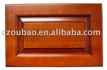 Cherry finish wooden cabinet door