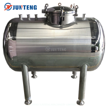 1000L Stainless Steel Horizontal Storage Tanks: Ideal for Water, Perfume, and Cosmetic Solutions